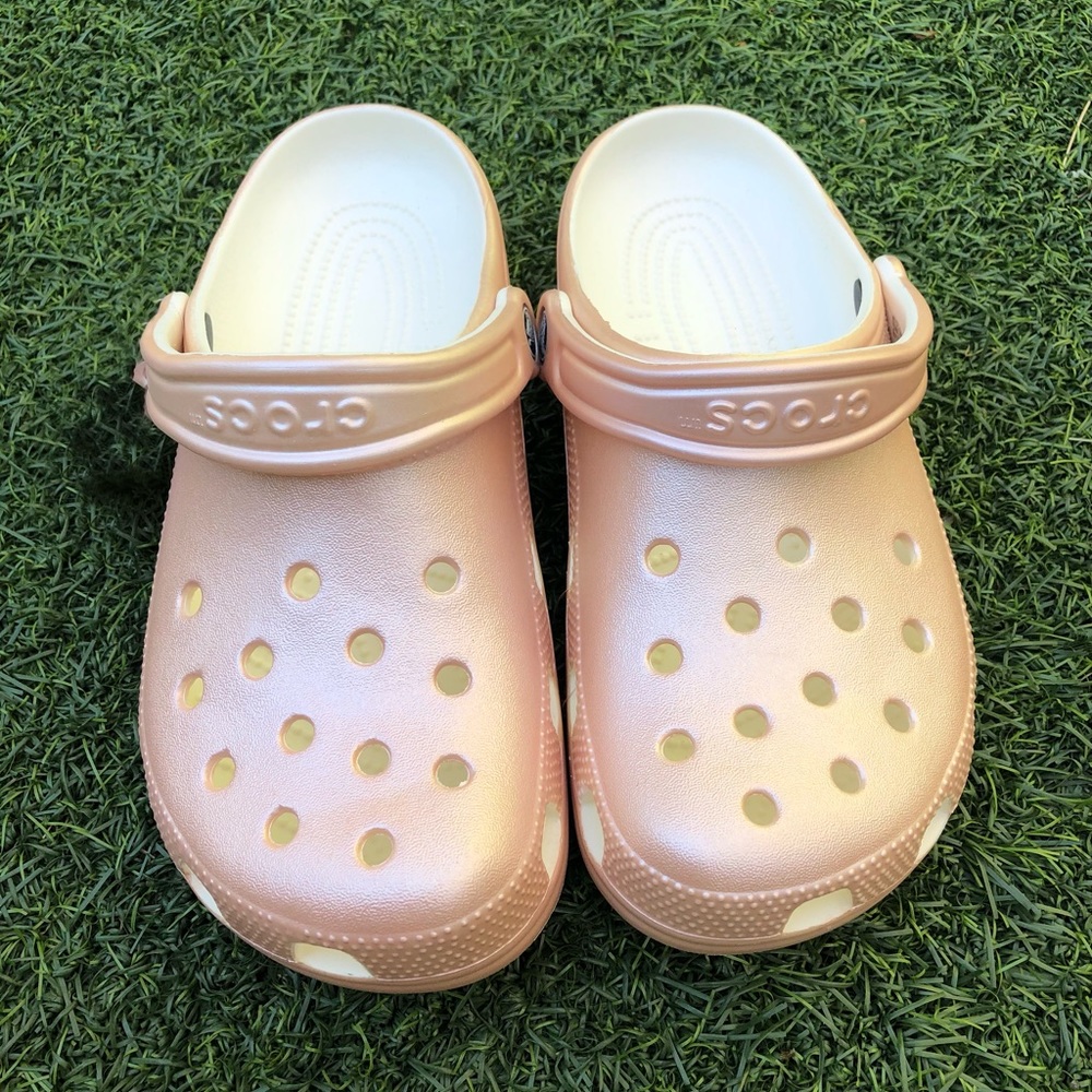 Classic metallics crocs